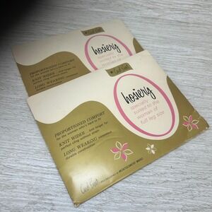 Vintage Carol Brent Hosiery Full Leg Size 10‎ Beige Pantyhose Stockings NOS